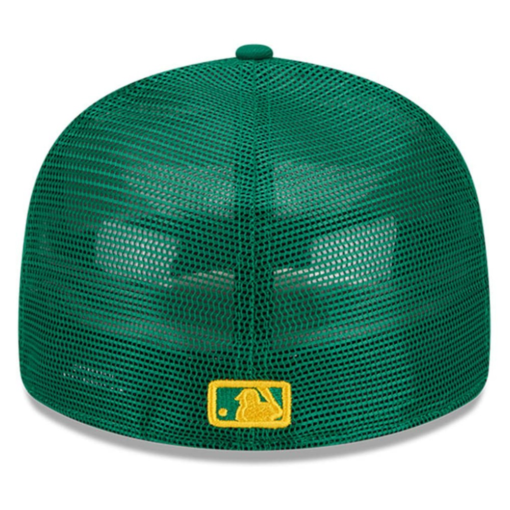 Green Athletics New Era 2023 Batting Practice 59FIFTY Fitted Hat