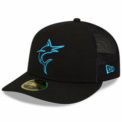Black Miami Marlins New Era 2023 Batting Practice 59FIFTY Fitted Hat