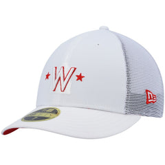 White Washington Nationals New Era 2022 Batting Practice Low Profile 59FIFTY Fitted Hat