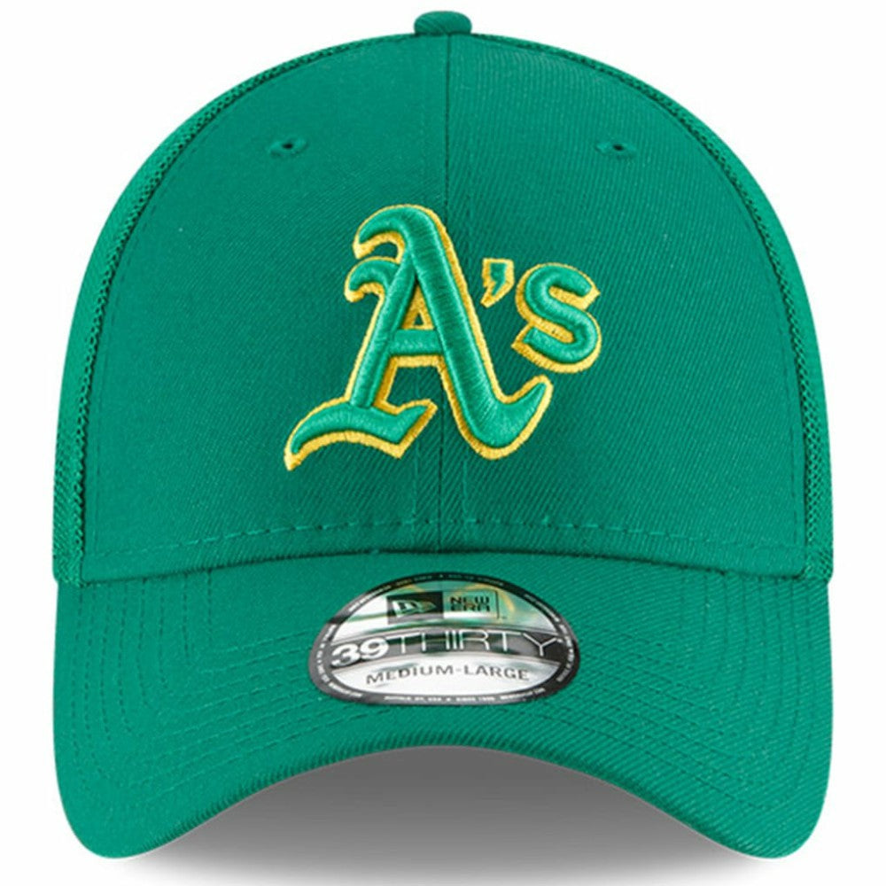Green Athletics New Era Youth 2023 Batting Practice 39THIRTY Flex Hat