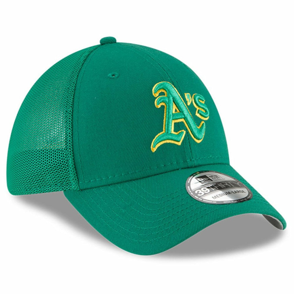 Green Athletics New Era Youth 2023 Batting Practice 39THIRTY Flex Hat