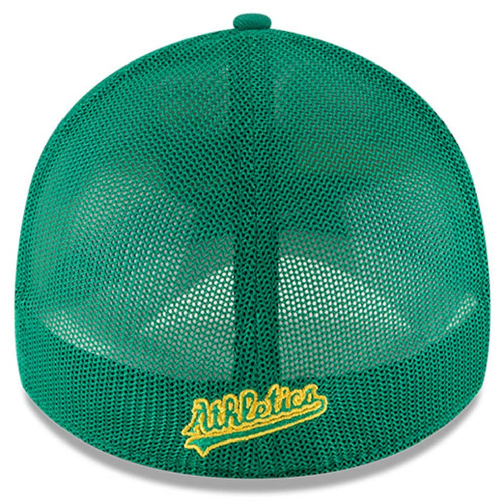 Green Athletics New Era Youth 2023 Batting Practice 39THIRTY Flex Hat