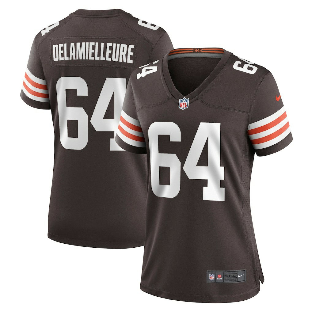 Joe DeLamielleure  Women's Game Retired Player Jersey - Cleveland Browns Jerseys