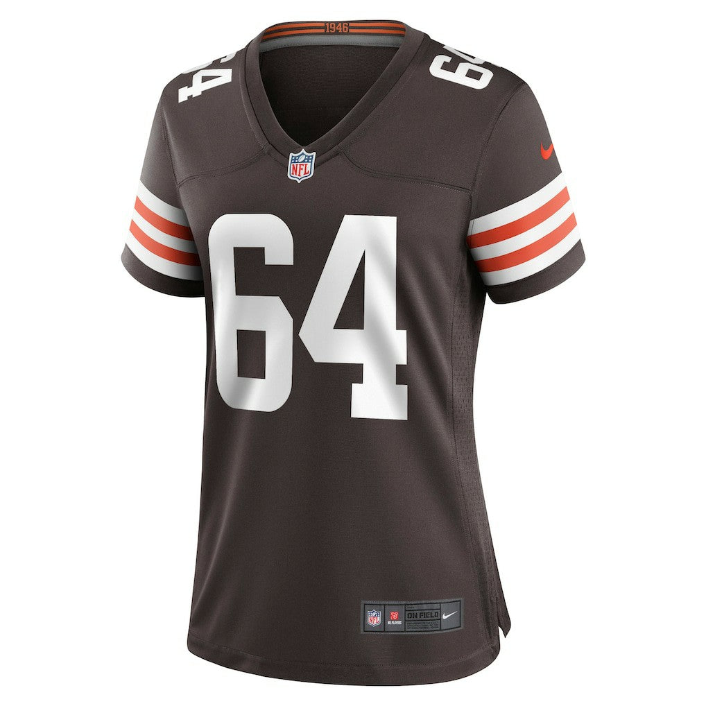 Joe DeLamielleure  Women's Game Retired Player Jersey - Cleveland Browns Jerseys