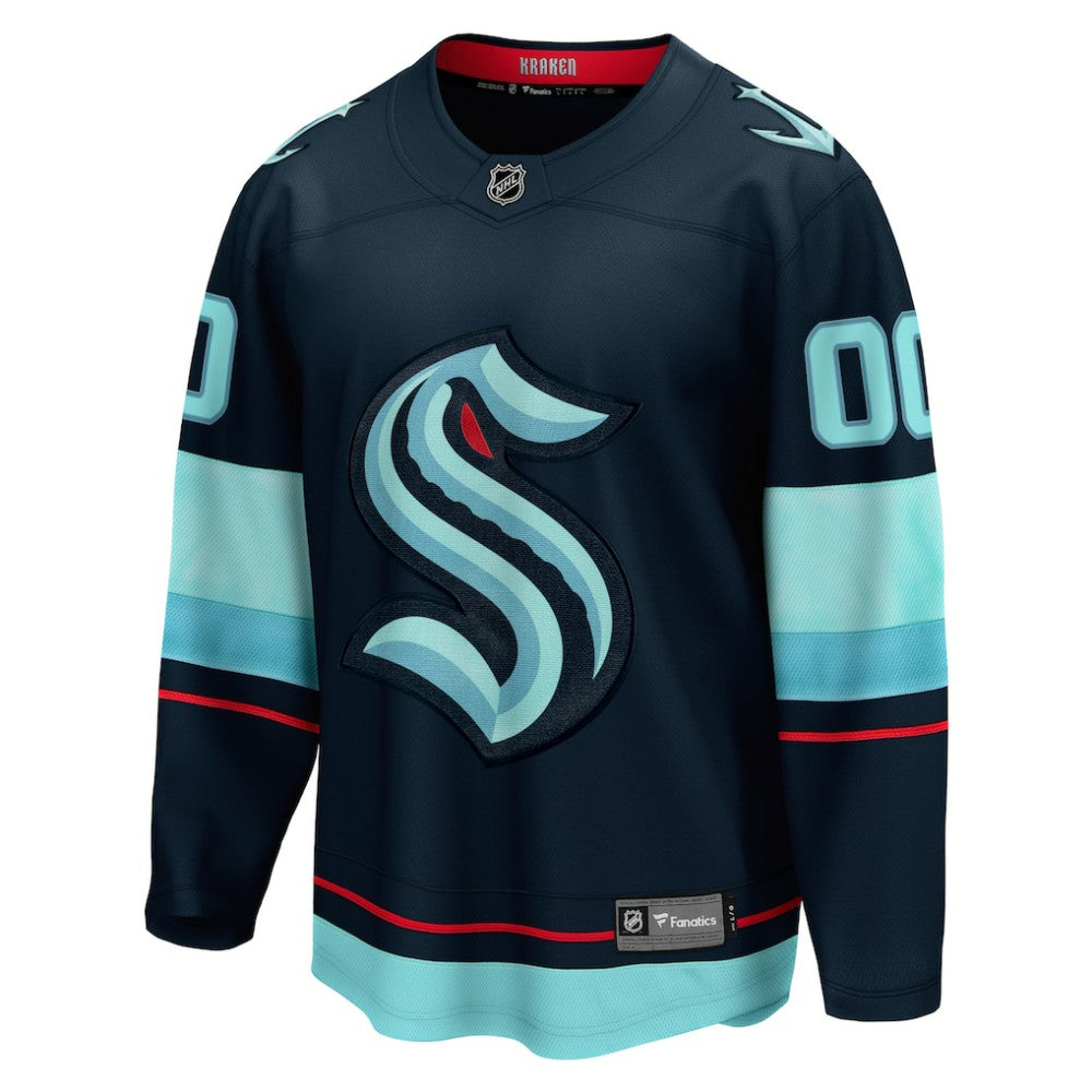 NHL Seattle Kraken Fanatics Home Breakaway Custom Jersey
