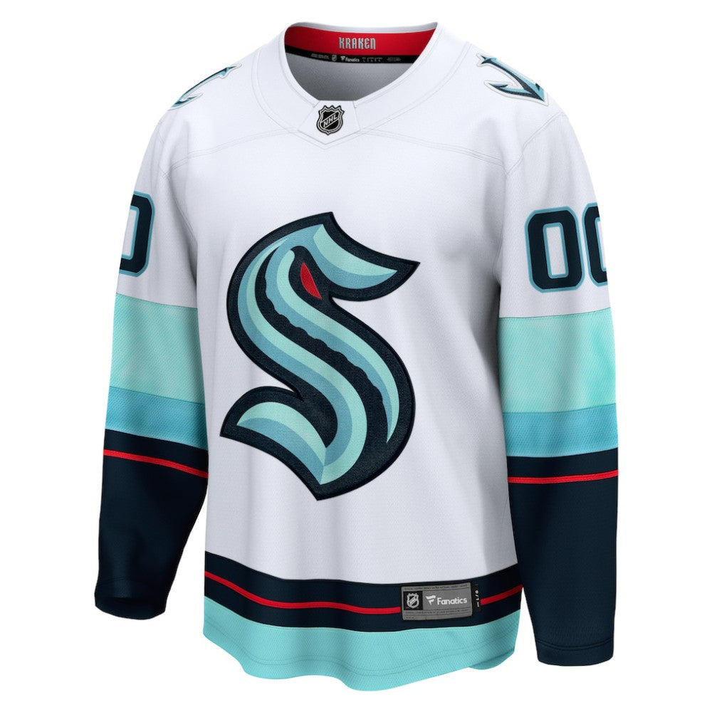 NHL Seattle Kraken Fanatics Away Breakaway Custom Jersey