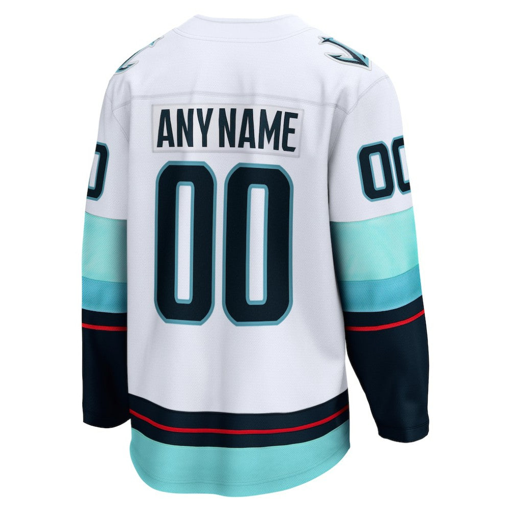 NHL Seattle Kraken Fanatics Away Breakaway Custom Jersey