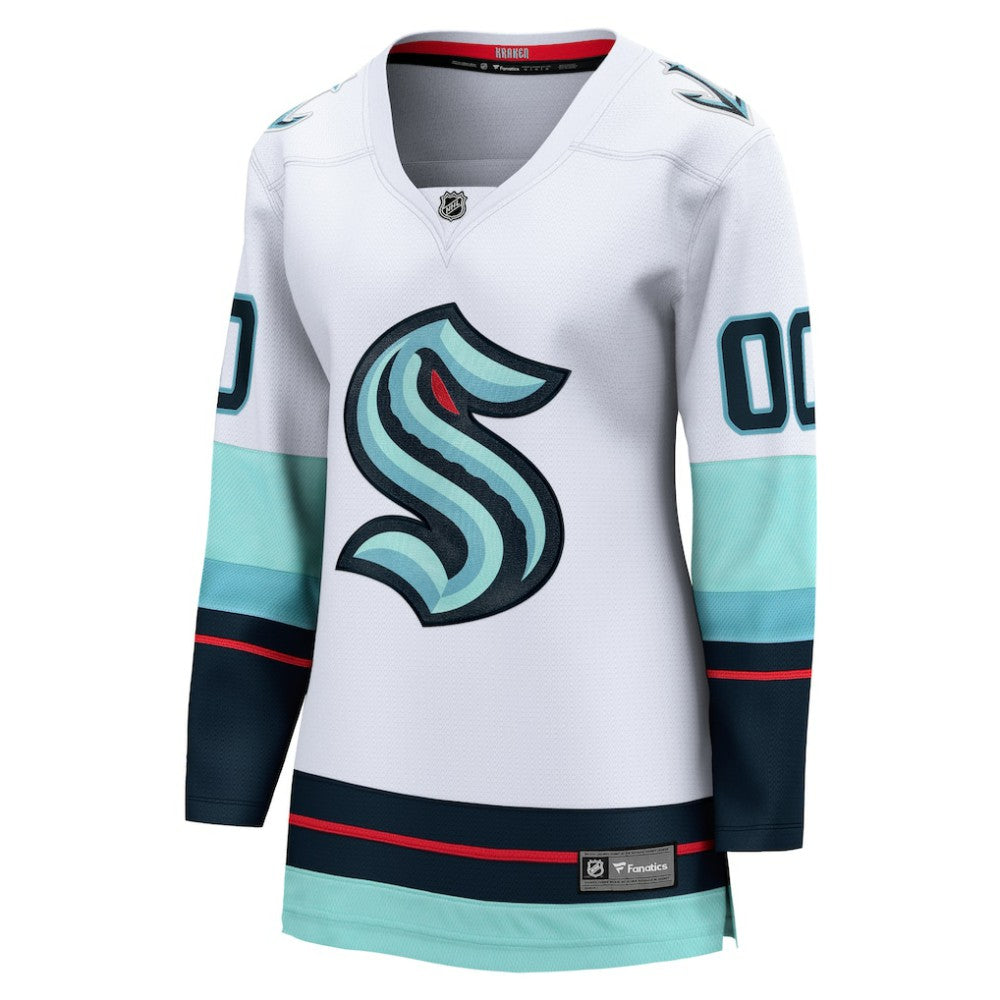 NHL Seattle Kraken Fanatics Women's Away Breakaway Custom Jersey