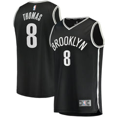 Fanatics Cam Thomas Brooklyn Nets 2021 NBA Draft First Round Pick Fast Break Replica Jersey Black
