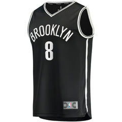 Fanatics Cam Thomas Brooklyn Nets 2021 NBA Draft First Round Pick Fast Break Replica Jersey Black