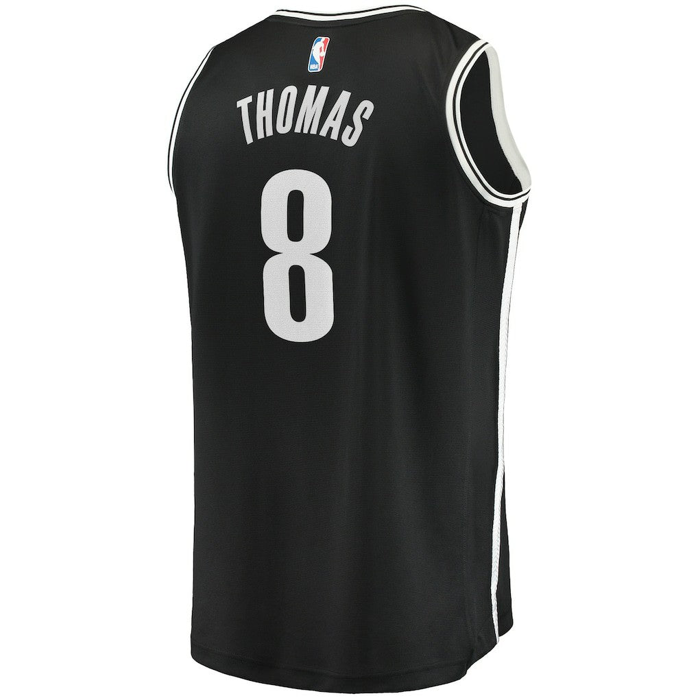 Fanatics Cam Thomas Brooklyn Nets 2021 NBA Draft First Round Pick Fast Break Replica Jersey Black