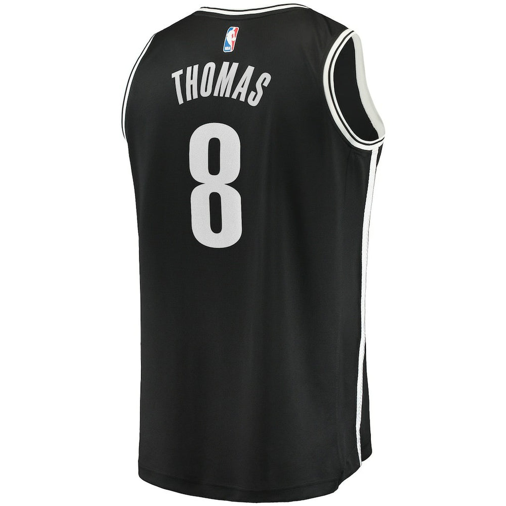 Fanatics Cam Thomas Brooklyn Nets 2021 NBA Draft First Round Pick Fast Break Replica Jersey Black