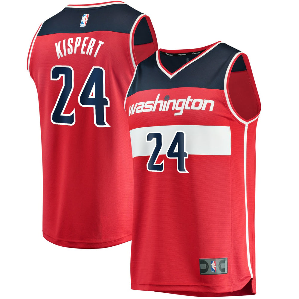 Fanatics Corey Kispert Washington Wizards Youth Fast Break Replica Jersey Red
