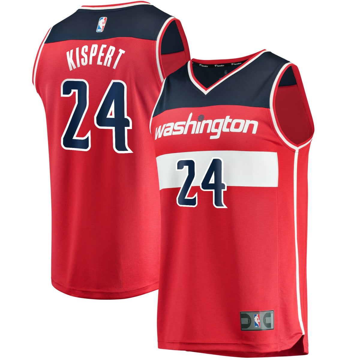 Fanatics Corey Kispert Washington Wizards Youth Fast Break Replica Jersey Red