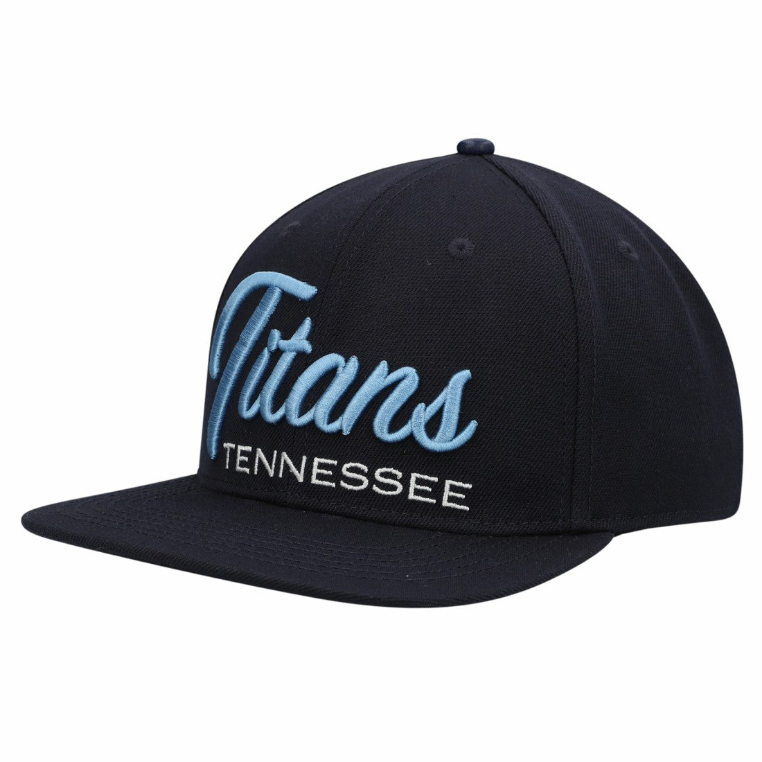 Pro Standard Script Wordmark Snapback Hat - Tennessee Titans Hats
