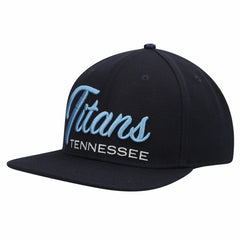Pro Standard Script Wordmark Snapback Hat - Tennessee Titans Hats