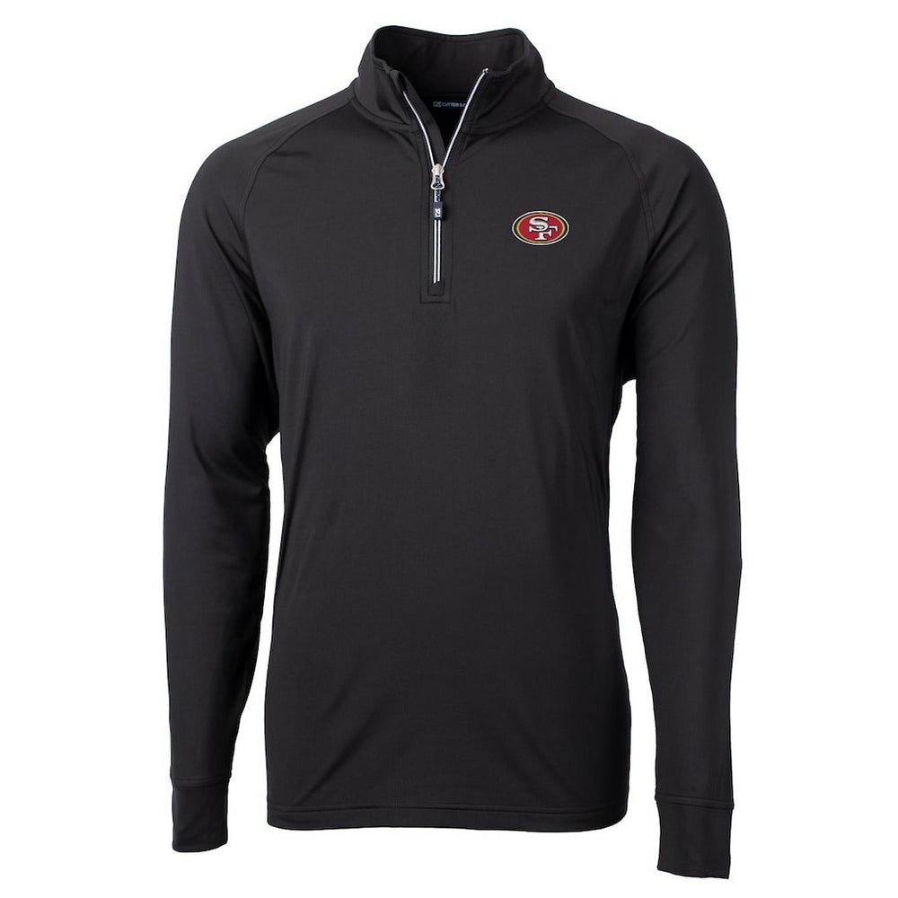 Cutter & Buck Adapt Eco Knit Quarter-Zip Pullover Jacket - San Francisco 49ers Pullover
