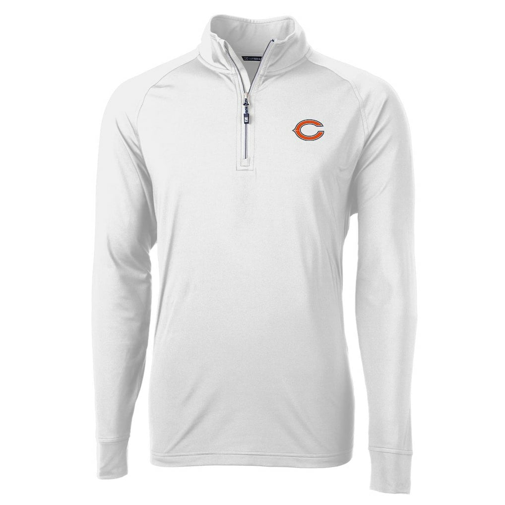 Cutter & Buck Adapt Eco Knit Quarter-Zip Pullover Jacket - Chicago Bears Pullover