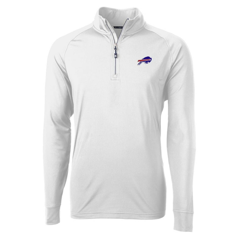 Cutter & Buck Adapt Eco Knit Quarter-Zip Pullover Jacket - Buffalo Bills Pullover