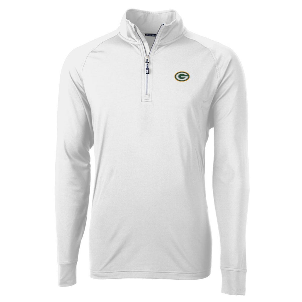 Cutter & Buck Adapt Eco Knit Quarter-Zip Pullover Jacket - Green Bay Packers Pullover