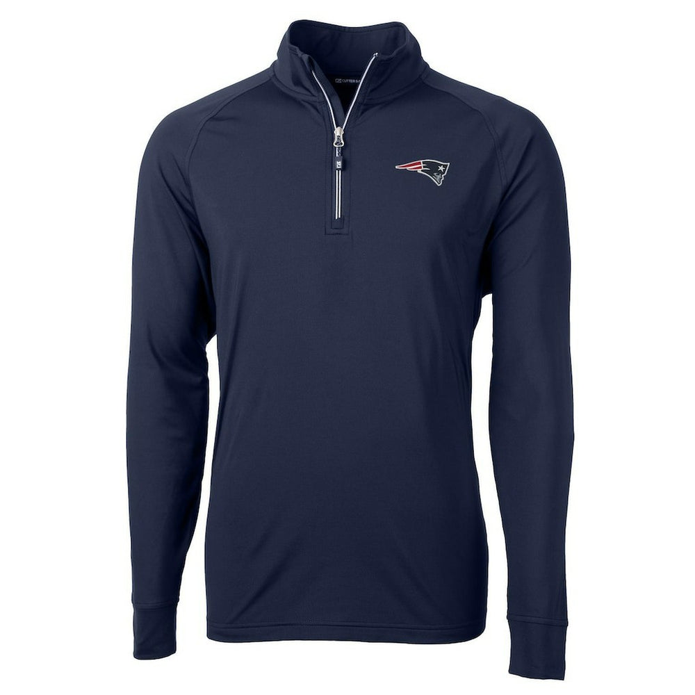 Cutter & Buck Adapt Eco Knit Quarter-Zip Pullover Jacket - New England Patriots Pullover