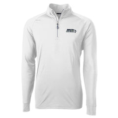 Cutter & Buck Adapt Eco Knit Quarter-Zip Pullover Jacket - Seattle Seahawks Pullover