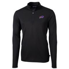 Cutter & Buck Virtue Eco Pique Recycled Quarter-Zip Pullover Jacket - Buffalo Bills Pullover