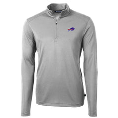 Cutter & Buck Virtue Eco Pique Recycled Quarter-Zip Pullover Jacket - Buffalo Bills Pullover