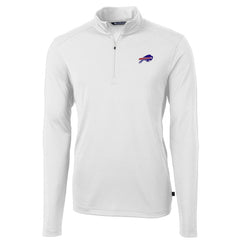 Cutter & Buck Virtue Eco Pique Recycled Quarter-Zip Pullover Jacket - Buffalo Bills Pullover