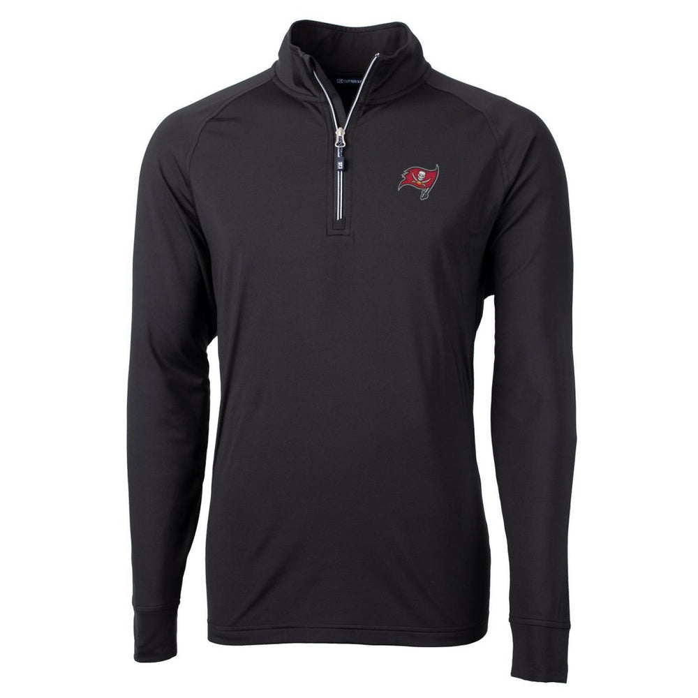 Cutter & Buck Big & Tall Adapt Eco Knit Quarter-Zip Pullover Jacket - Tampa Bay Buccaneers Pullover