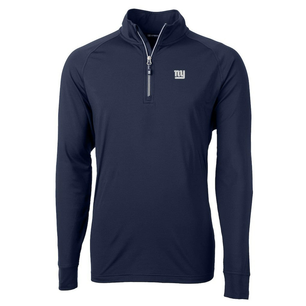 Cutter & Buck Big & Tall Adapt Eco Knit Quarter-Zip Pullover Jacket - New York Giants Pullover