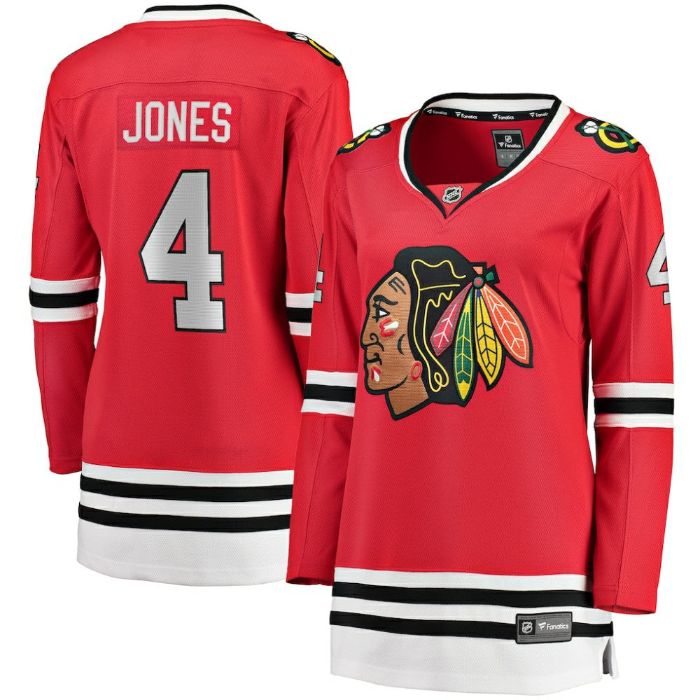 NHL Seth Jones Chicago Blackhawks Fanatics Women's Home Breakaway Player Jersey