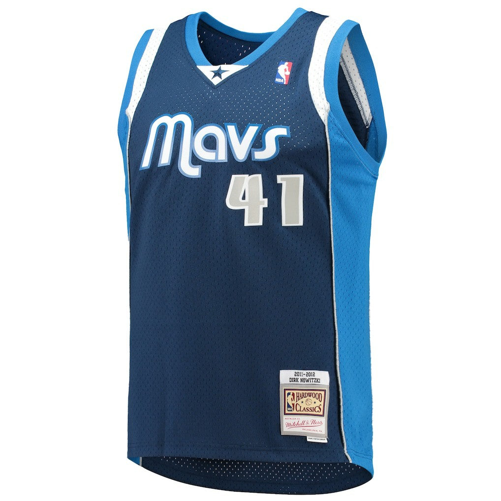 Mitchell & Ness Dirk Nowitzki Dallas Mavericks 2011/12 Hardwood Classics Swingman Jersey sale