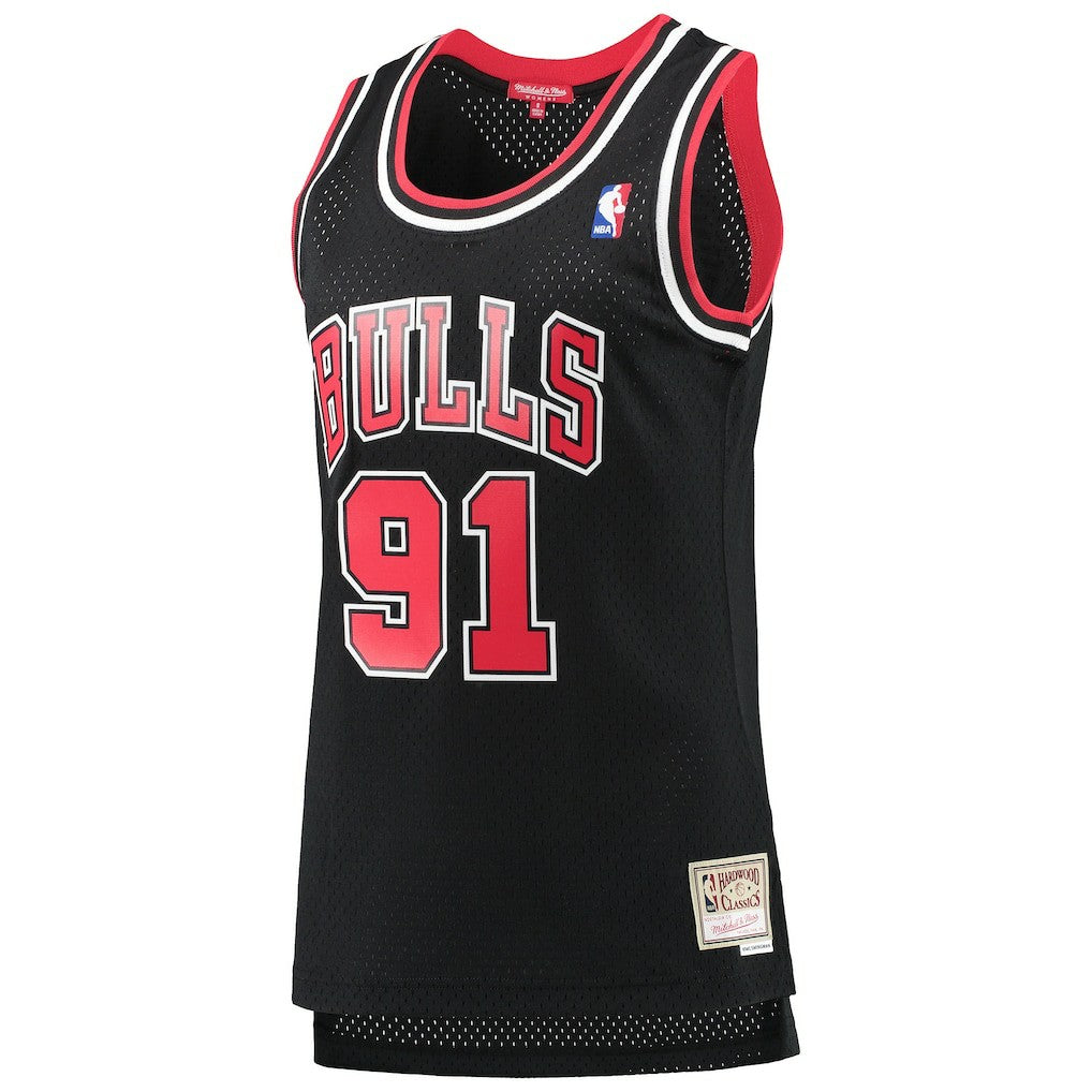 Mitchell & Ness Dennis Rodman Chicago Bulls Women's Hardwood Classics Swingman Jersey sale