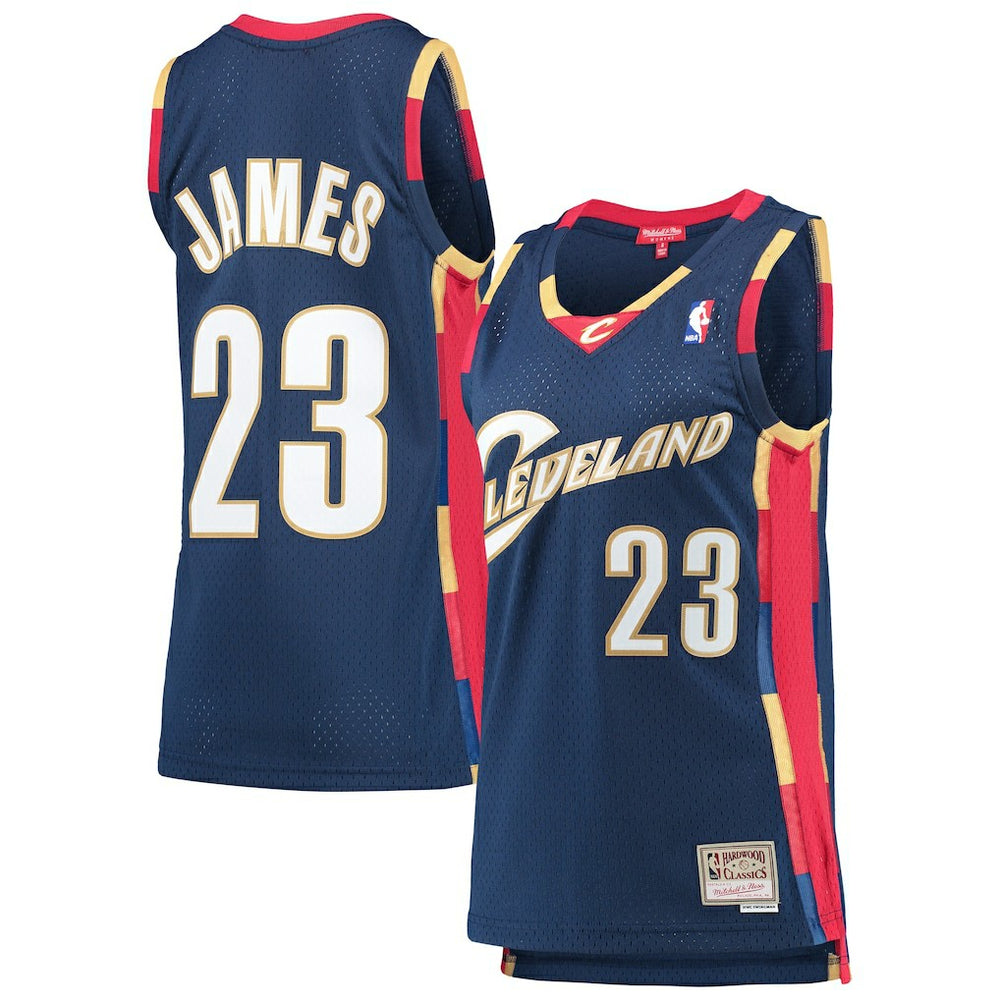 Mitchell & Ness LeBron James Cleveland Cavaliers Women's Hardwood Classics Swingman Jersey sale
