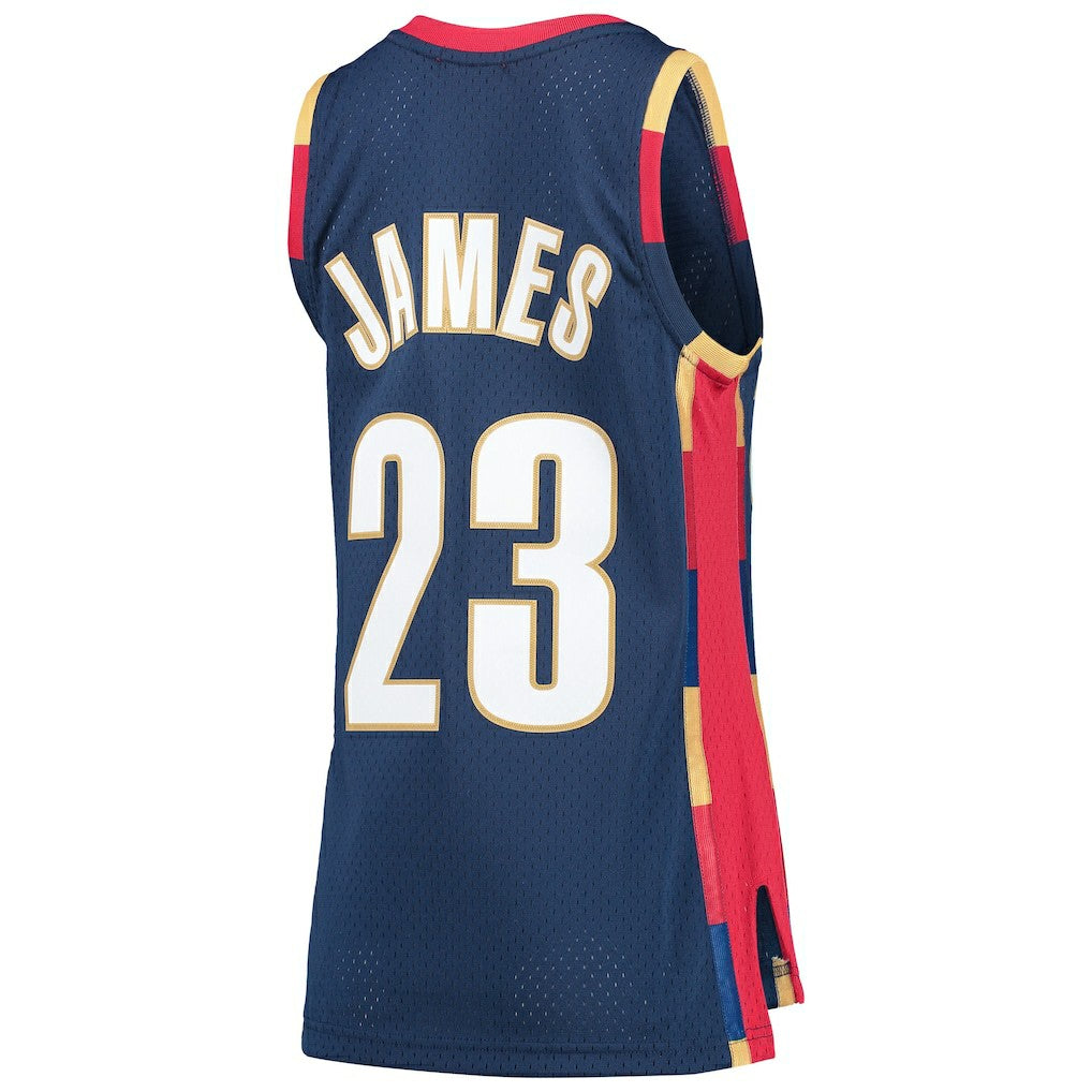 Mitchell & Ness LeBron James Cleveland Cavaliers Women's Hardwood Classics Swingman Jersey sale