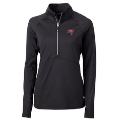Cutter & Buck Women's Adapt Eco Knit Half-Zip Pullover Jacket - Tampa Bay Buccaneers Pullover
