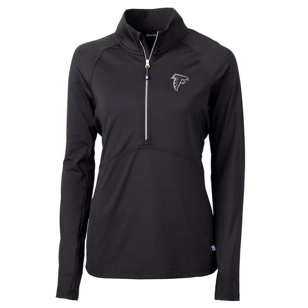 Cutter & Buck Women's Adapt Eco Knit Half-Zip Pullover Jacket - Atlanta Falcons Pullover