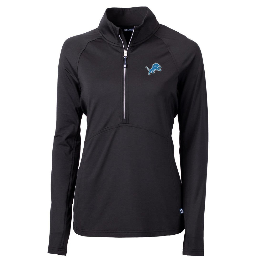 Cutter & Buck Women's Adapt Eco Knit Half-Zip Pullover Jacket - Detroit Lions Pullover