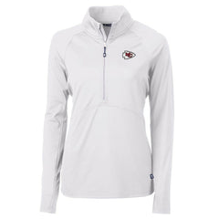Cutter & Buck Women's Adapt Eco Knit Half-Zip Pullover Jacket - Kansas City Chiefs Pullover
