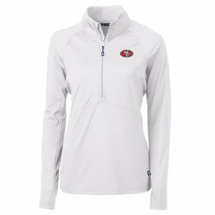 Cutter & Buck Women's Adapt Eco Knit Half-Zip Pullover Jacket - San Francisco 49ers Pullover