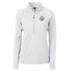 Cutter & Buck Women's Adapt Eco Knit Half-Zip Pullover Jacket - Pittsburgh Steelers Pullover