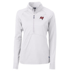 Cutter & Buck Women's Adapt Eco Knit Half-Zip Pullover Jacket - Tampa Bay Buccaneers Pullover