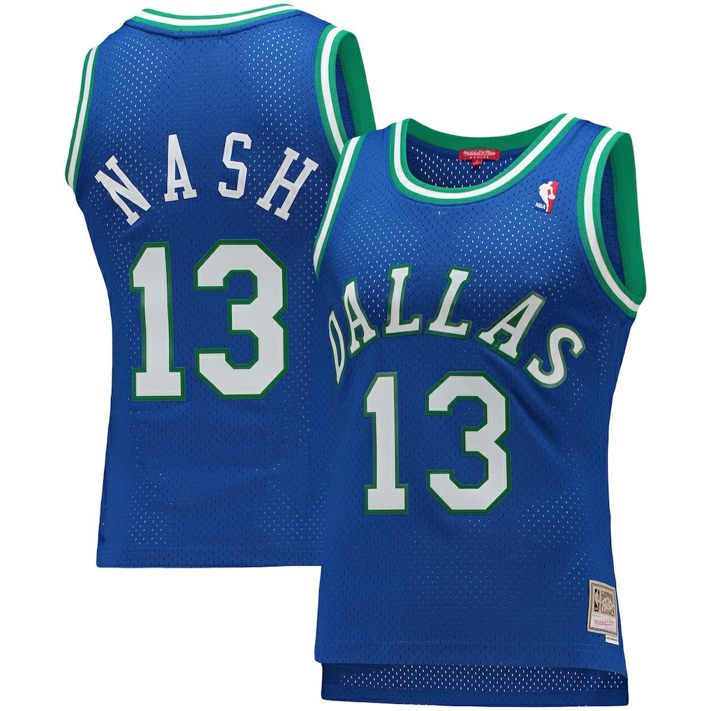 Mitchell & Ness Steve Nash Dallas Mavericks Women's 1998/99 Hardwood Classics Swingman Jersey sale