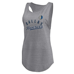Fanatics Dallas Mavericks Women's Quality Time Open Scoop Neck Tri-Blend Tank Top sale