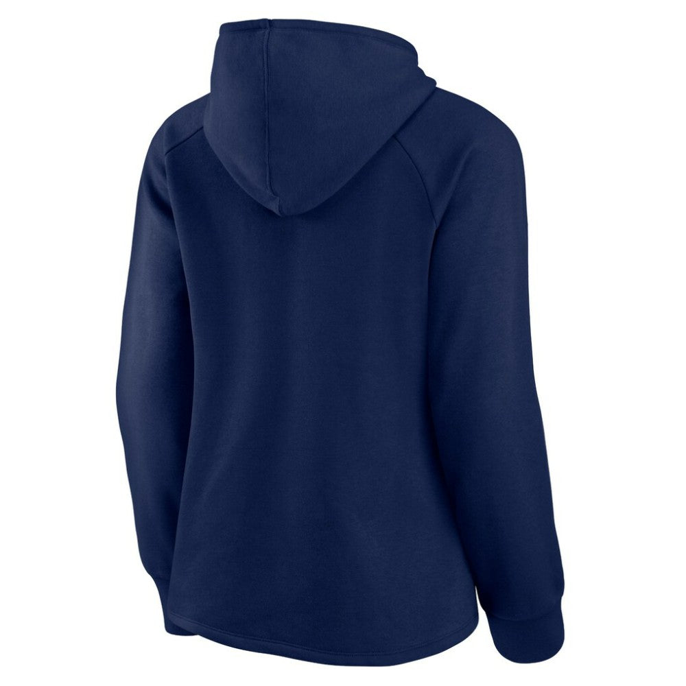 Navy Minnesota Twins Fanatics Women's Perfect Play Raglan Pullover Hoodie