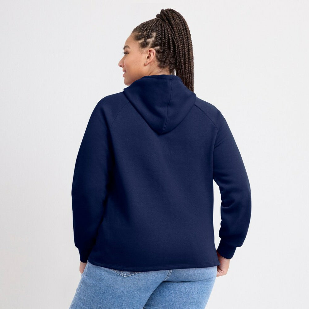 Navy Minnesota Twins Fanatics Women's Perfect Play Raglan Pullover Hoodie
