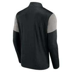 Black/Gray Chicago White Sox Fanatics Primary Logo Quarter-Zip Top