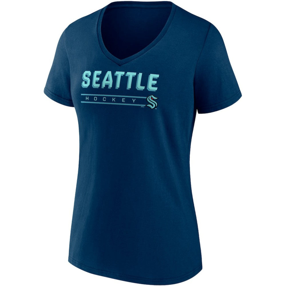 NHL Seattle Kraken Fanatics Women's Parent 2-Pack V-Neck T-Shirt Set