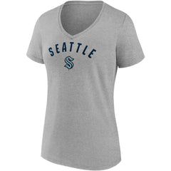 NHL Seattle Kraken Fanatics Women's Parent 2-Pack V-Neck T-Shirt Set